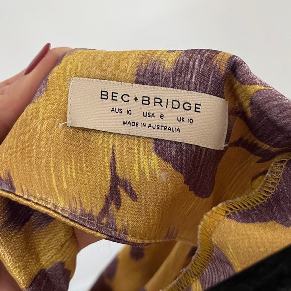 Moondance Purple and Gold/Yellow Simkhai Maxi Dress - Picture 7 of 7